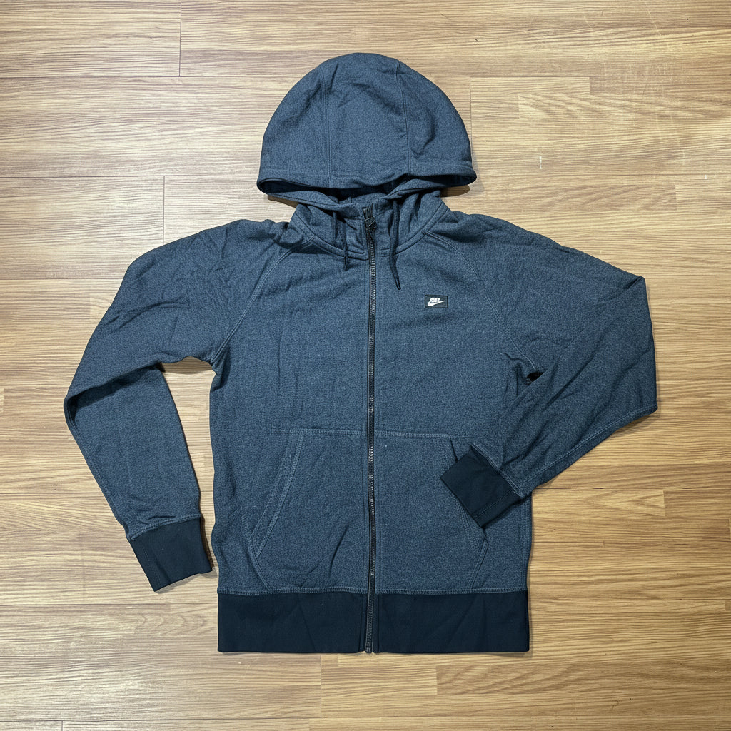 Nike AW77 French Terry Full Zip Hoodie Charcoal Grey 678561-060 實拍