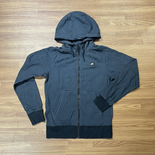 Nike AW77 French Terry Full Zip Hoodie Charcoal Grey 678561-060 實拍