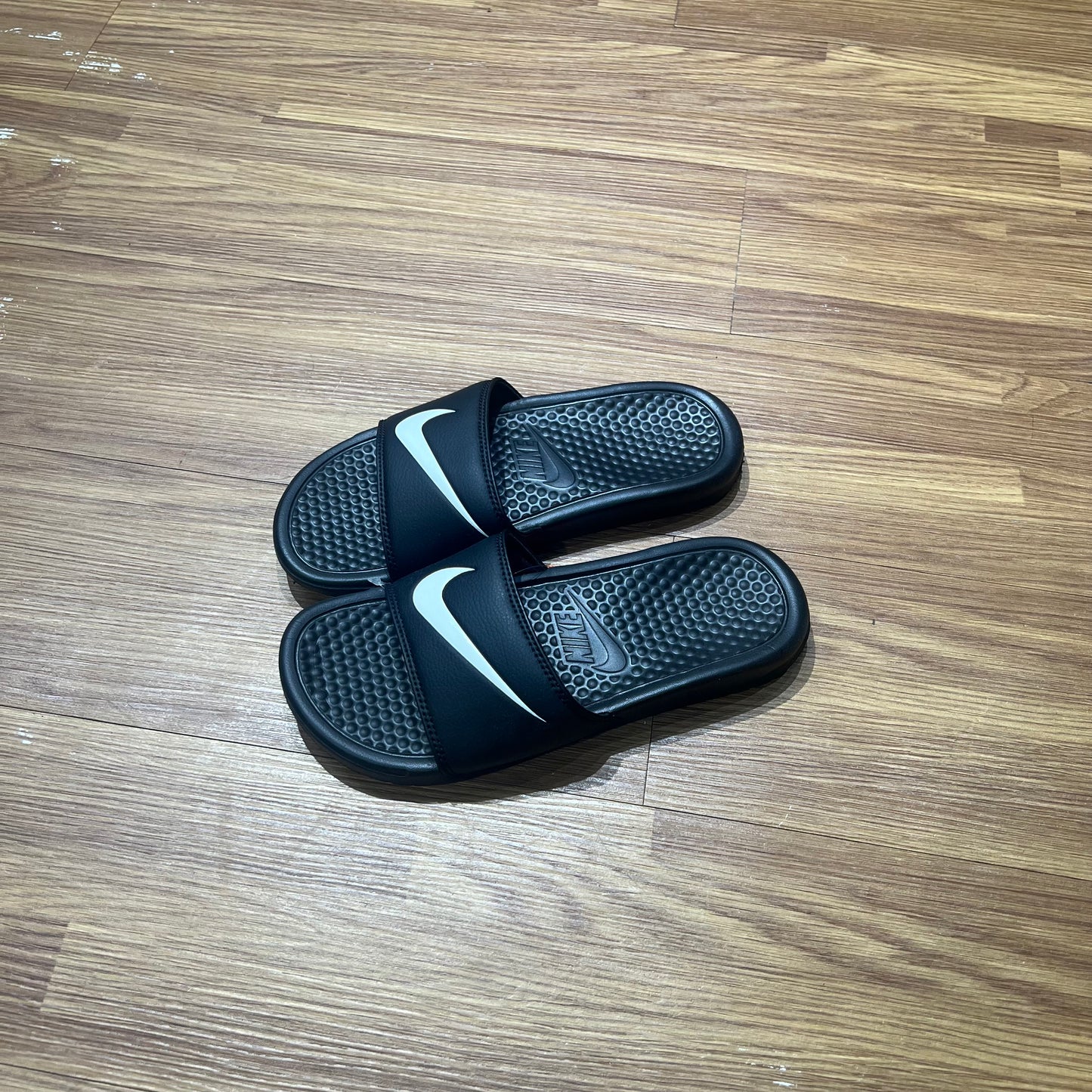 Nike Benassi Swoosh Sandal Black 312618-011 實拍