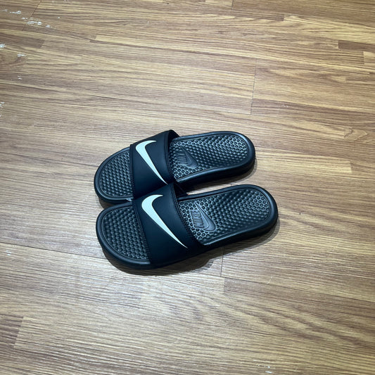 Nike Benassi Swoosh Sandal Black 312618-011 實拍