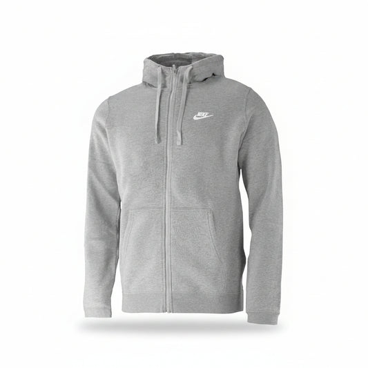Nike French Club Hooded Full Zip Grey 804389-063