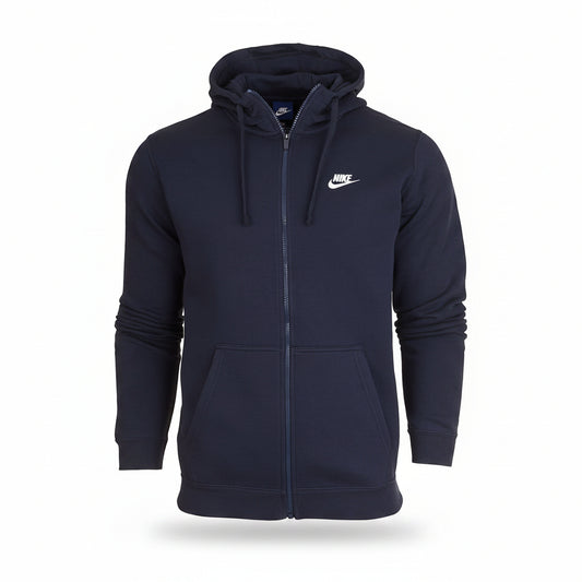 Nike French Club Hooded Full Zip Navy 804389-451
