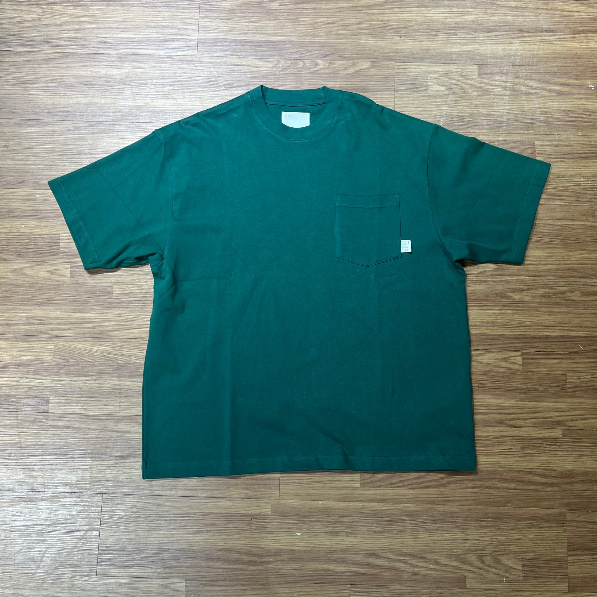 Pin Sktbs 22AW Basic Pocket Tee Green 實拍