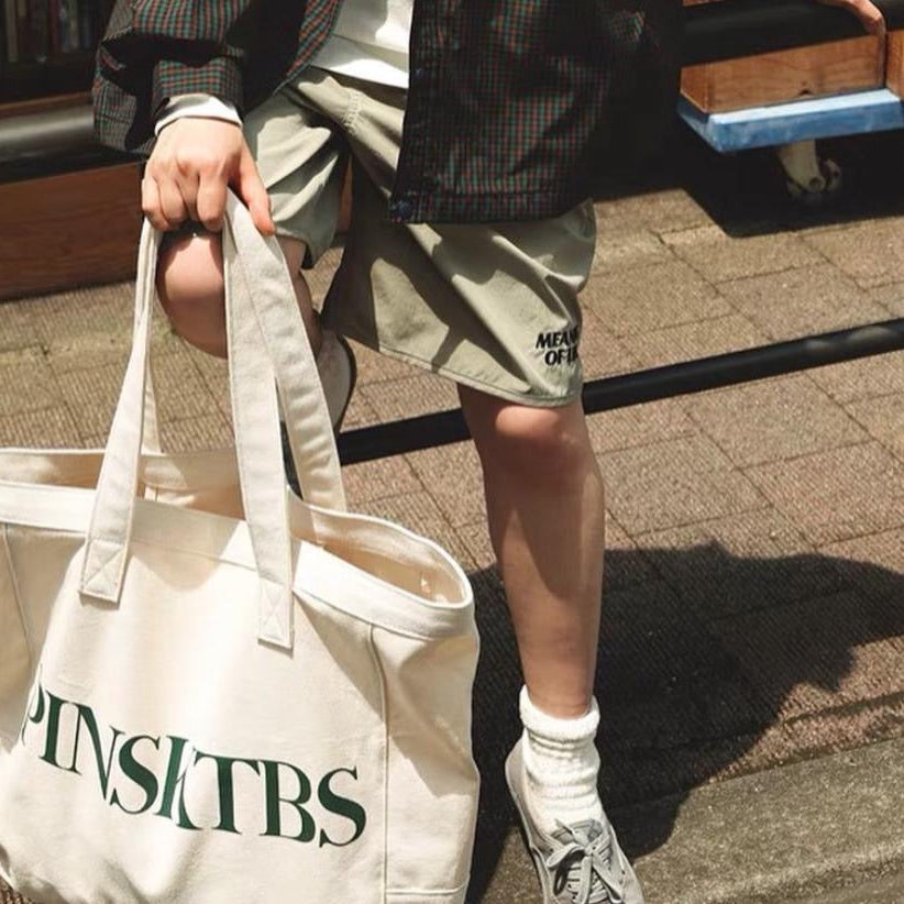 Pin Sktbs Big Tote Bag Natural