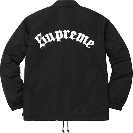 Supreme FW16 Old English Coaches Jacket Black
