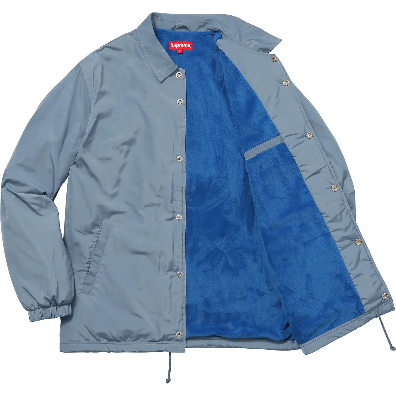 Supreme FW17 Arabic Logo Coaches Jacket Slate