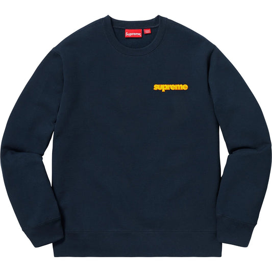 Supreme FW18 Connect Crewneck Sweatshirt Navy