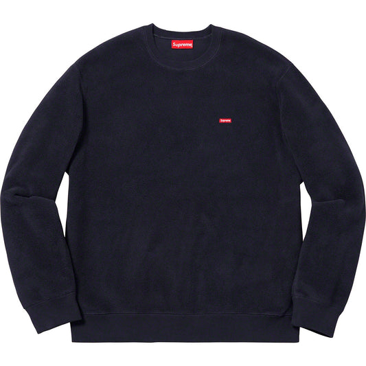 Supreme FW18 Polartec Small Box Crewneck Navy