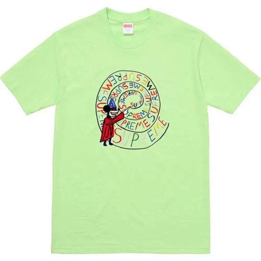 Supreme SS17 Joe Roberts Swirl Tee Bright Green