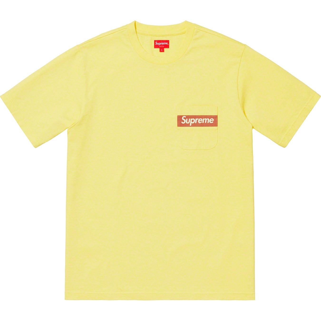 Supreme SS19 Mesh Stripe Pocket Tee SS