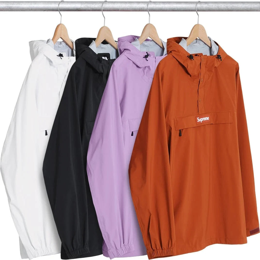 Supreme SS17 Taped Seam Anorak Black