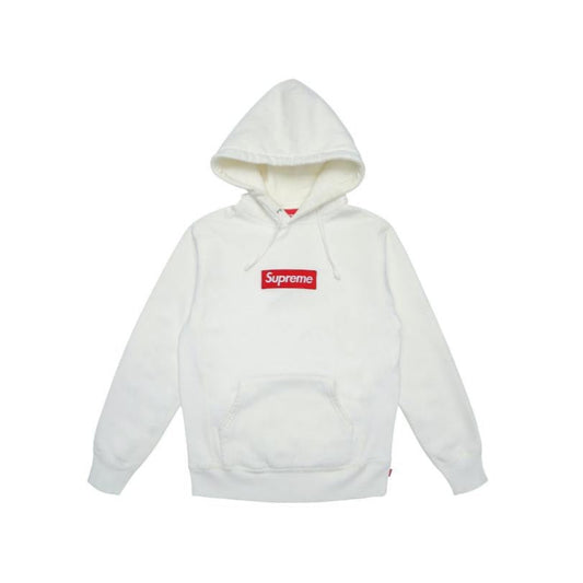 Supreme FW16 Box Logo Hooded Sweatshirt Hoodie White