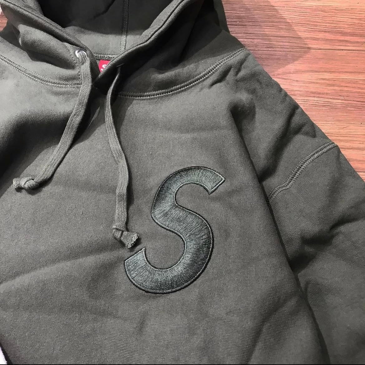 Supreme FW17 Tonal S Logo Hooded Sweatshirt Hoodie