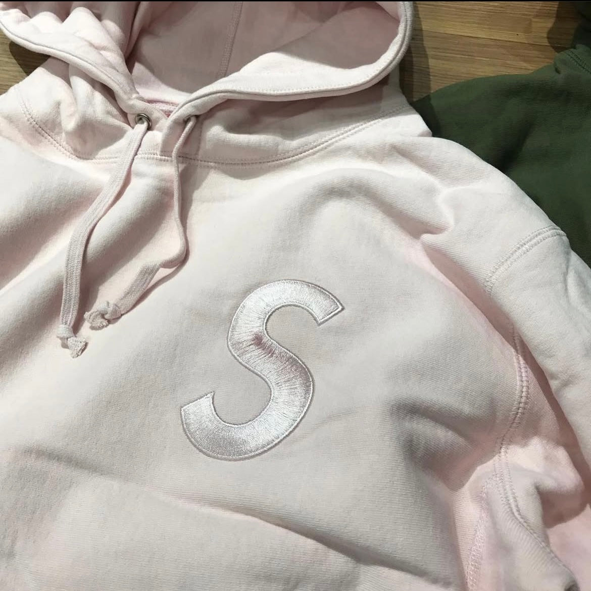 Supreme FW17 Tonal S Logo Hooded Sweatshirt Hoodie
