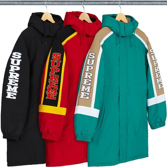 Supreme FW18 Sleeve Logo Sideline Parka