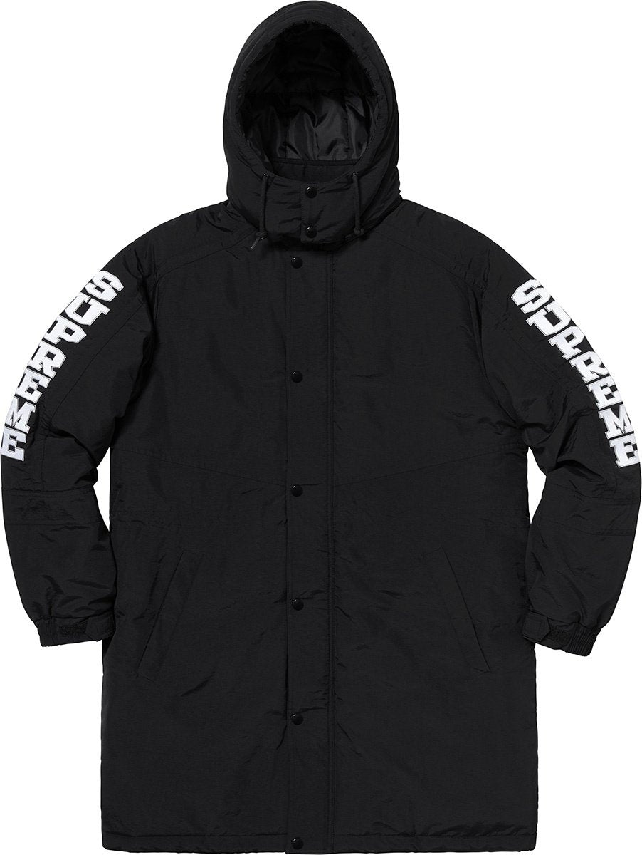 Supreme FW18 Sleeve Logo Sideline Parka
