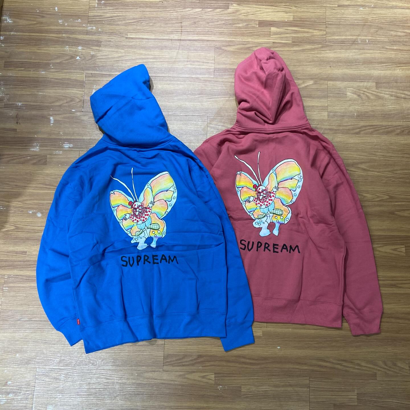 Supreme SS16 Gonz Butterfly Sweat Zip Up Jacket