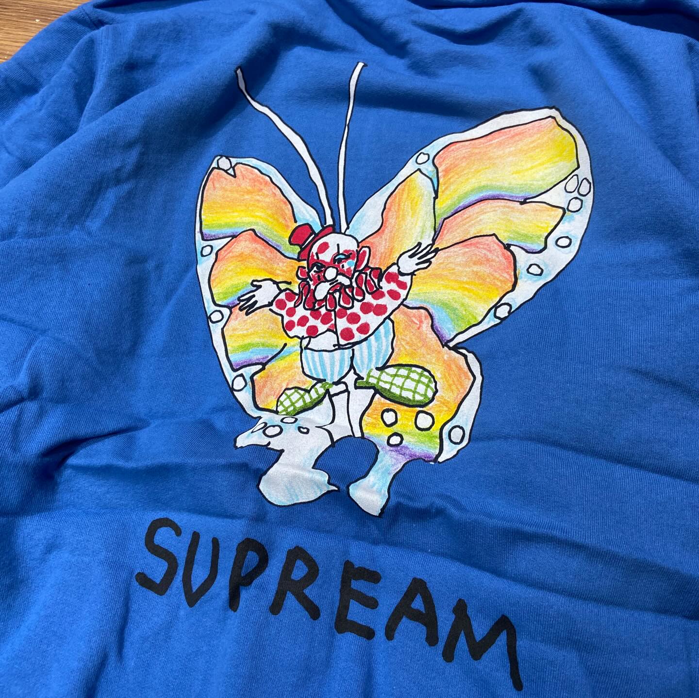 Supreme SS16 Gonz Butterfly Sweat Zip Up Jacket