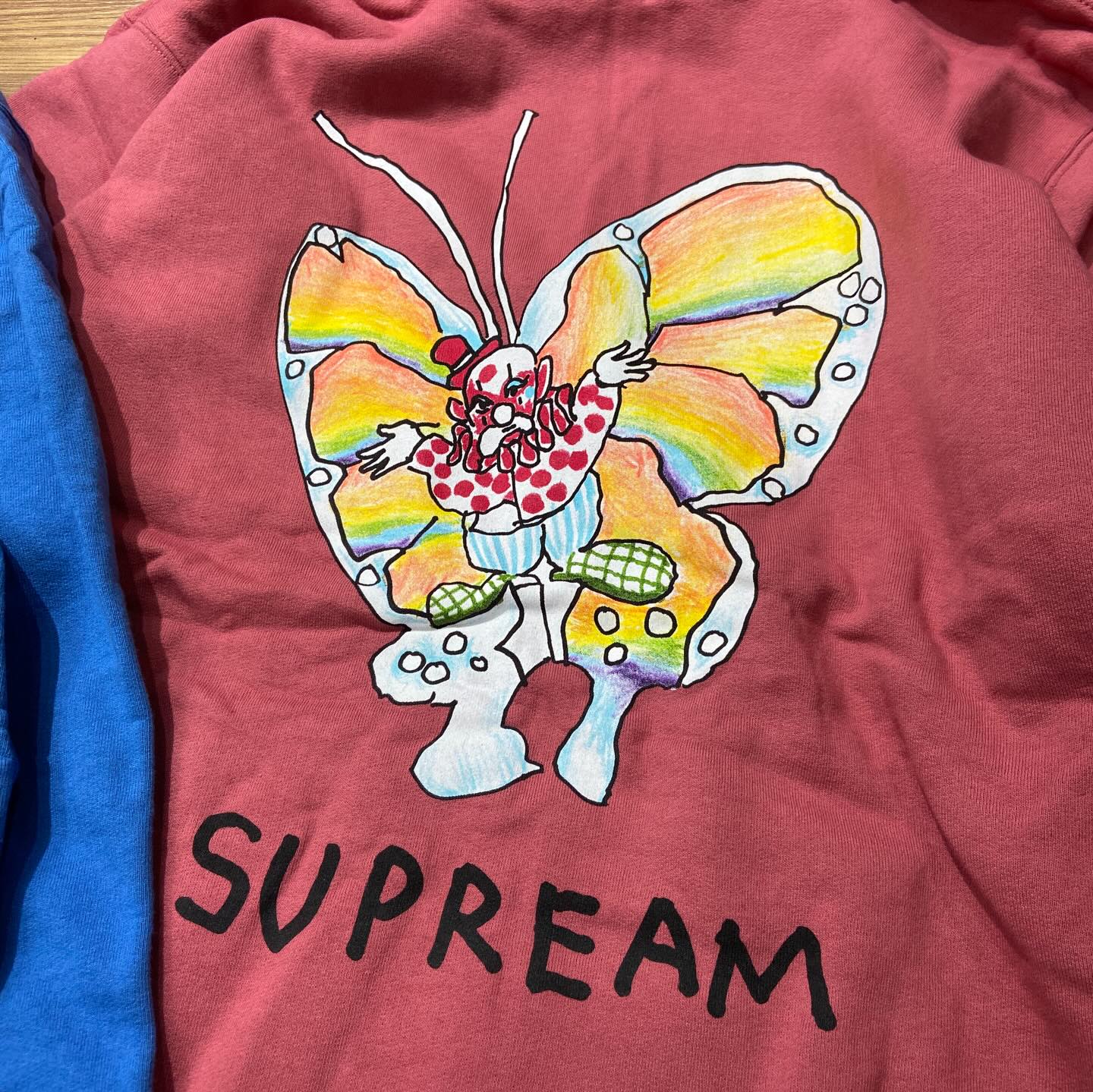 Supreme SS16 Gonz Butterfly Sweat Zip Up Jacket