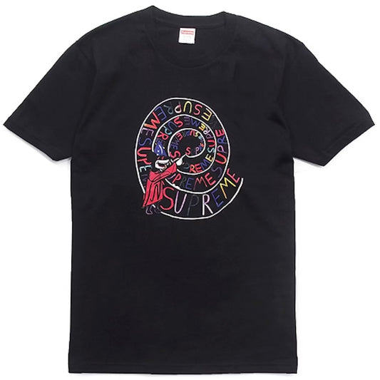 Supreme SS17 Joe Roberts Swirl Tee Black