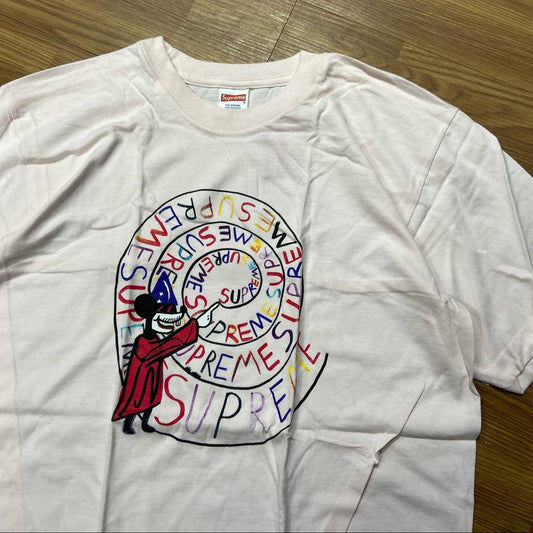 Supreme SS17 Joe Roberts Swirl Tee Pale Pink