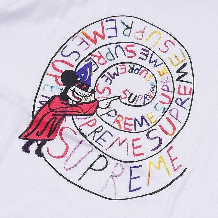 Supreme SS17 Joe Roberts Swirl Tee Pale Pink
