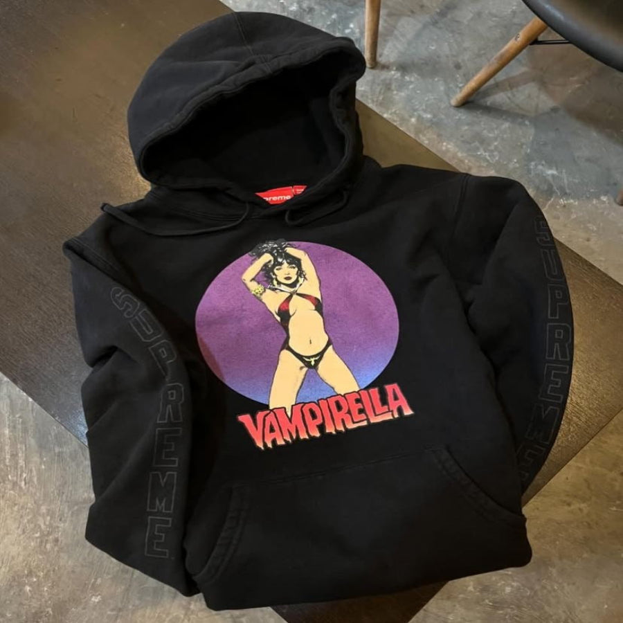 Supreme SS17 Vampirella Hooded Sweatshirt Hoodie Black