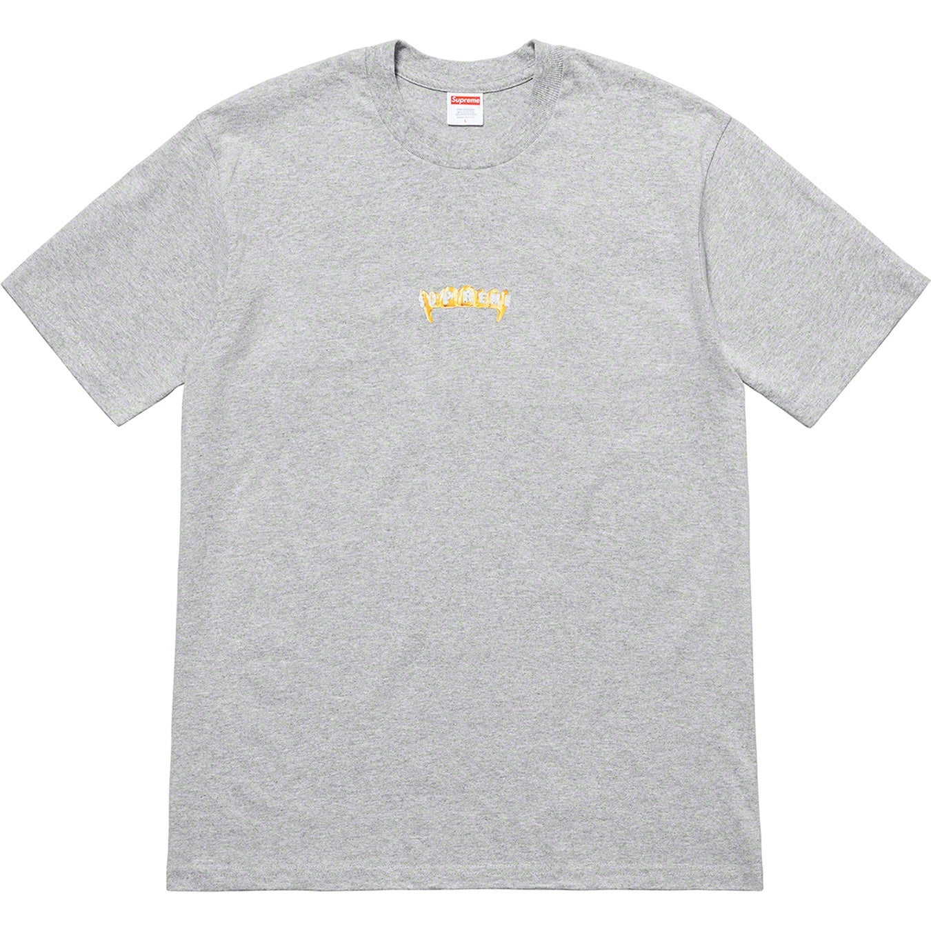 Supreme SS19 Fronts Tee Heather Grey