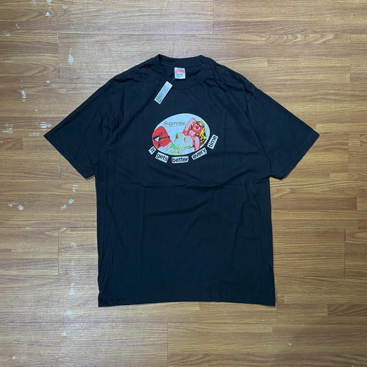Supreme SS19 It Gets Better Every Time Tee Black 實拍