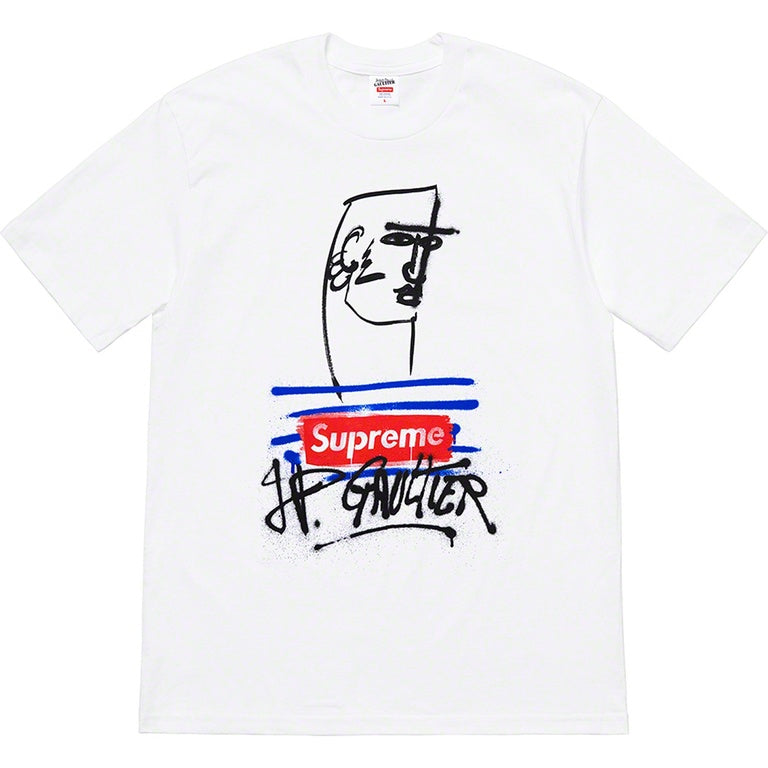 Supreme SS19 Jean Paul Gaultier Tee White