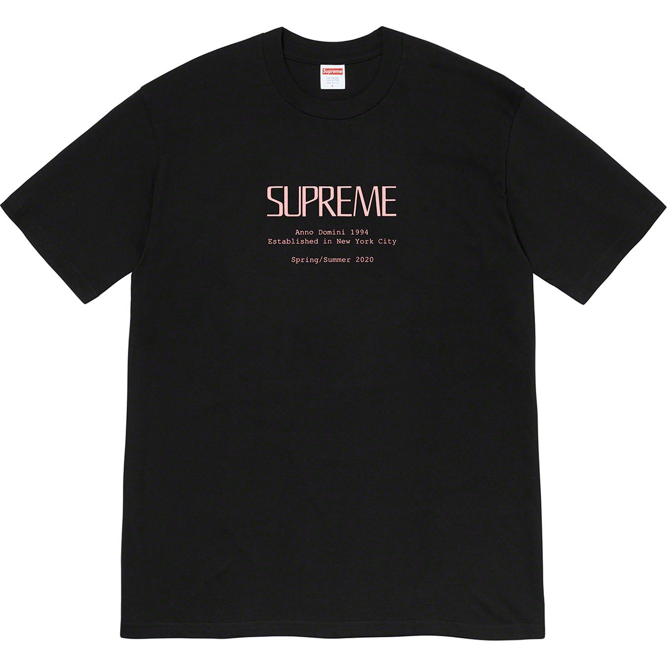 Supreme SS20 Anno Domini Tee Black
