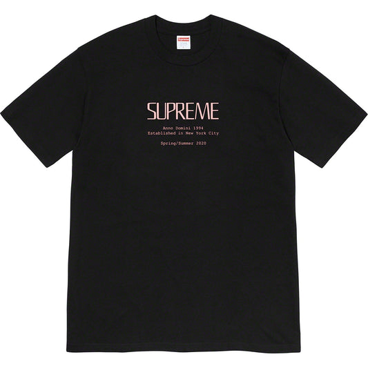 Supreme SS20 Anno Domini Tee Black