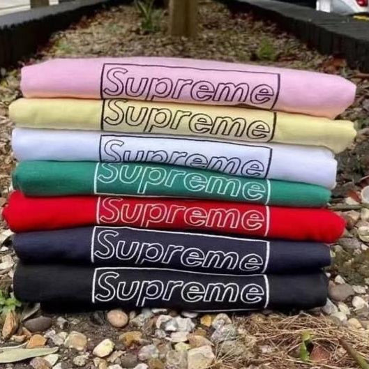 Supreme SS21 Kaws Chalk Box Logo Tee