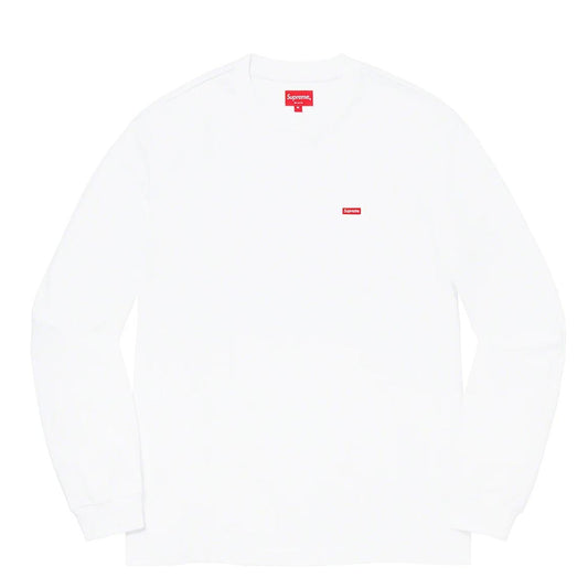 Supreme SS22 Small Box L/S Tee (繡Box) White