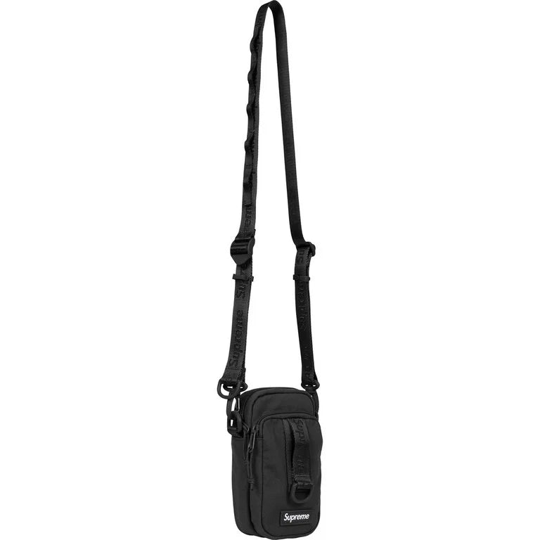 Supreme SS26 Shoulder Bag (2L) Black Cordura Advanced Fabrics