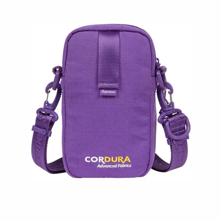Supreme SS26 Shoulder Bag (2L) Purple Cordura Advanced Fabrics