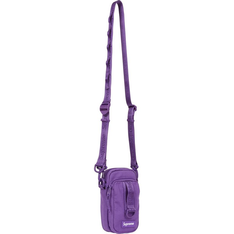 Supreme SS26 Shoulder Bag (2L) Purple Cordura Advanced Fabrics