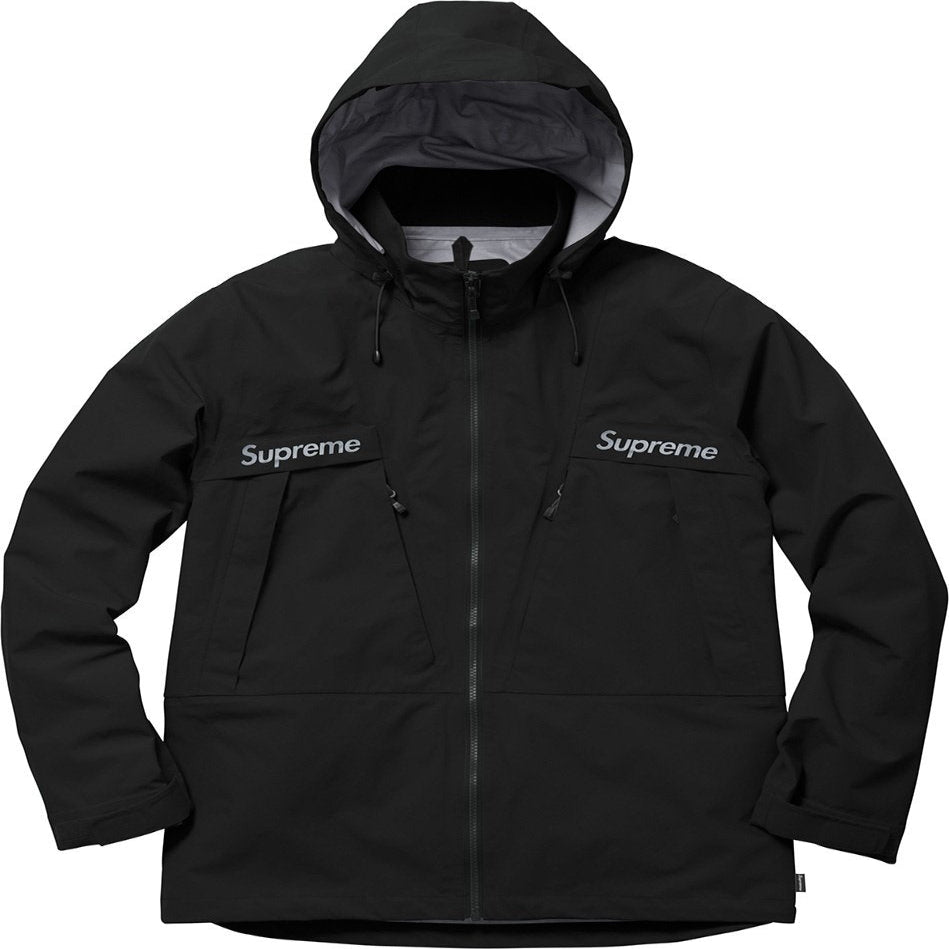 Supreme FW17 Taped Seam Jacket Black 3M Logo