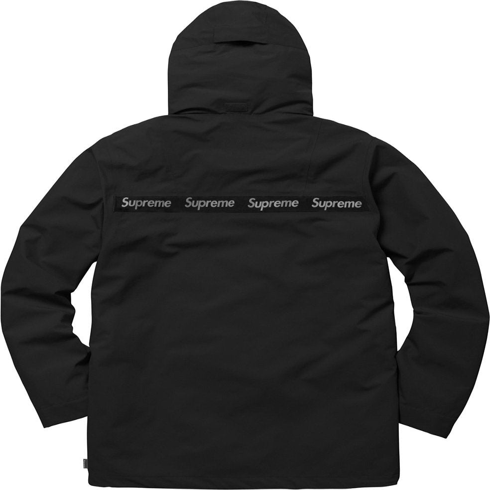 Supreme FW17 Taped Seam Jacket Black 3M Logo