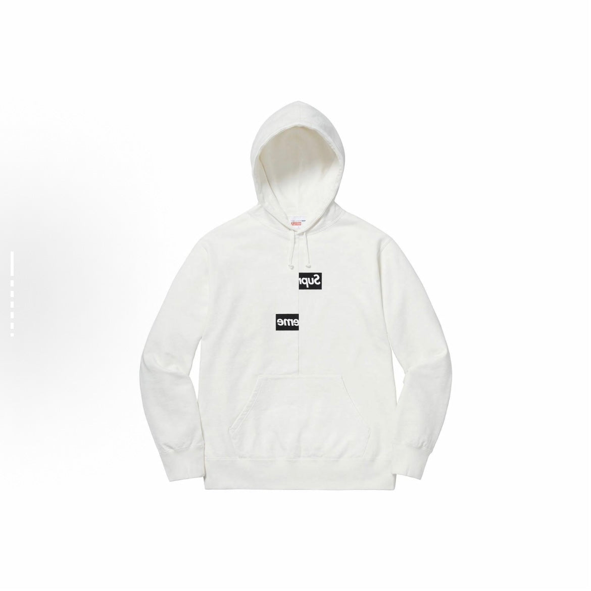 Supreme x Comme des Garcons SHIRT CDG Box Logo Hooded Sweatshirt Hoodie White