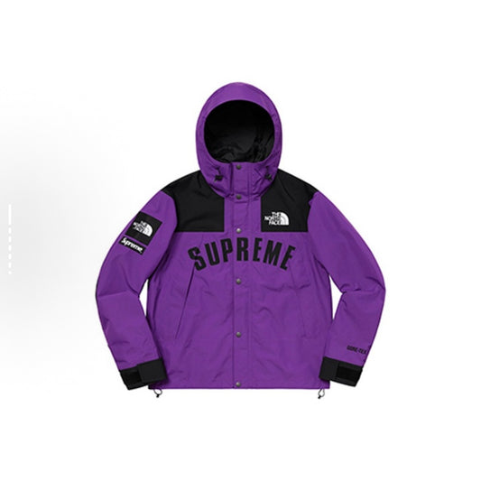 Supreme x The North Face TNF SS19 ARC Logo Mountain Parka Jacket Purple Gore-Tex 防風防水沖鋒衣 紫色
