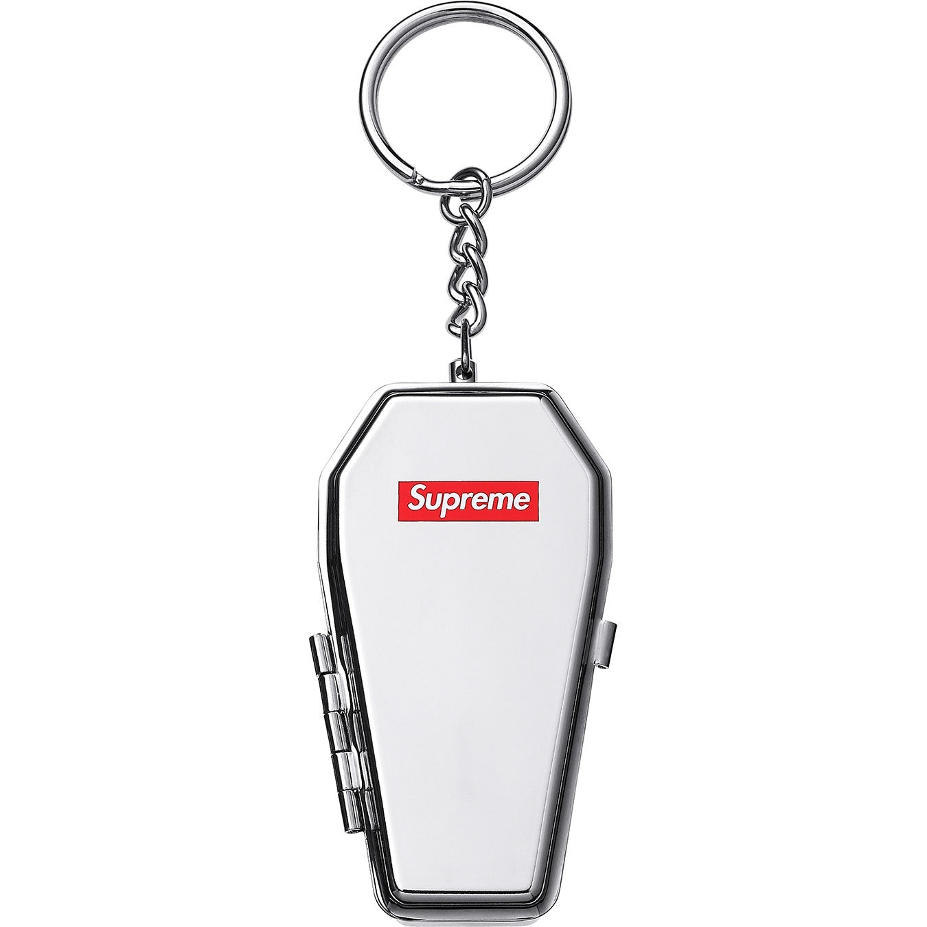Supreme FW17 Coffin Keychain Silver