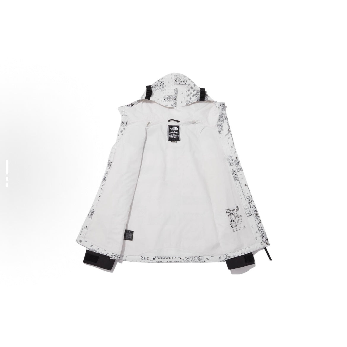 The North Face TNF 1990 Novelty ECO Gore-Tex Mountain Jacket Parka White Bandana NJ2GN60C 白色 腰果花 防水防風外套 GTX Goretex
