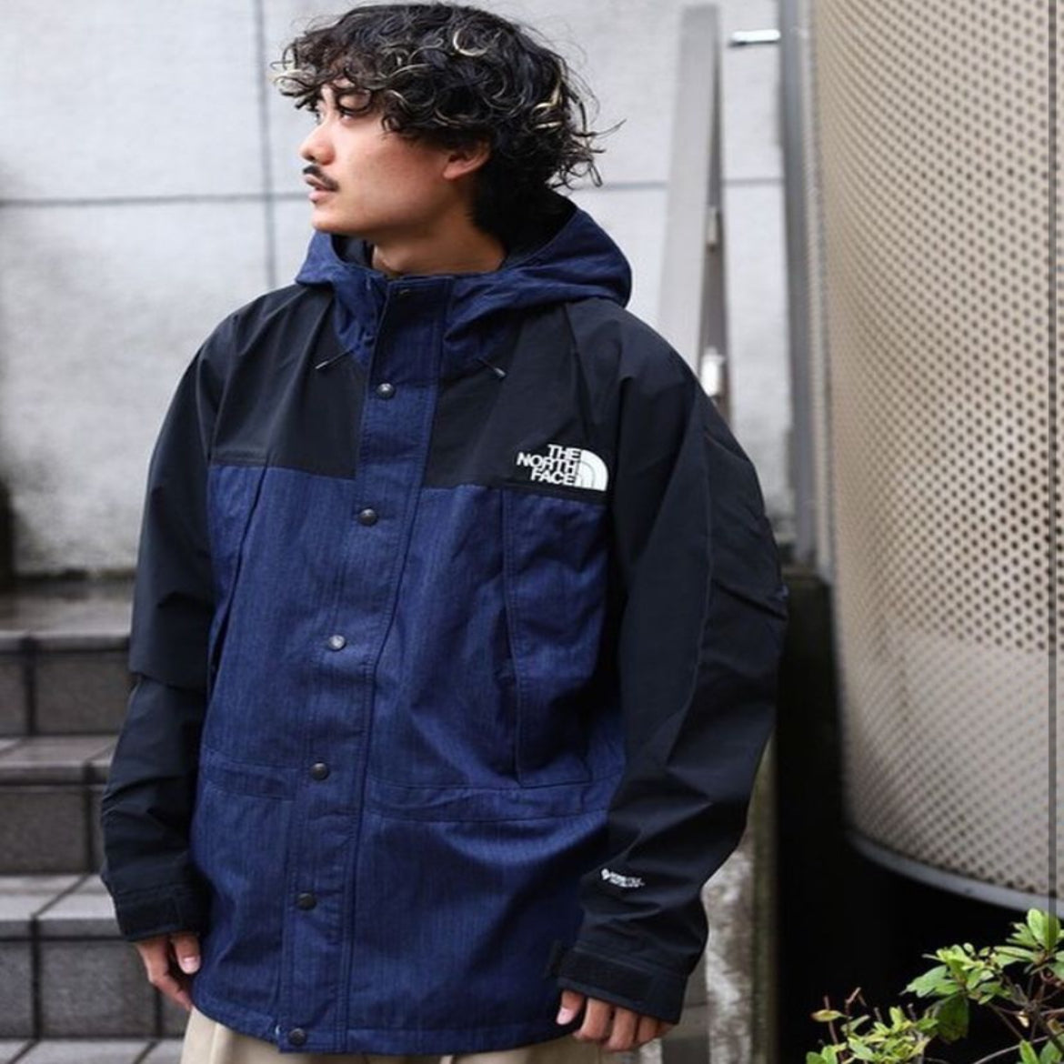 (日版) The North Face TNF Mountain Light Denim Gore-Tex Jacket Black Indigo Blue 日本限定 丹寧 防水防風外套 GTX