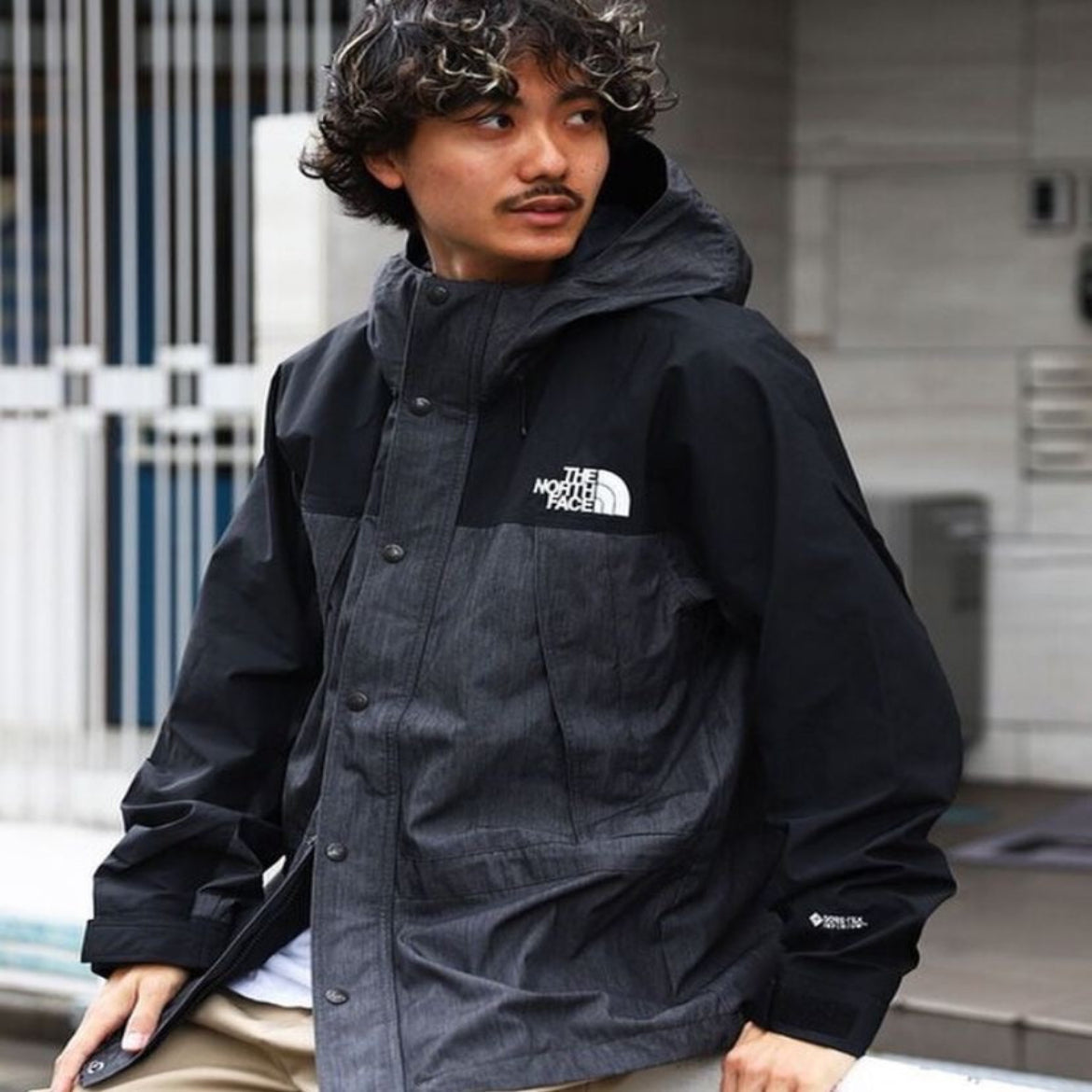 (日版) The North Face TNF Mountain Light Denim Gore-Tex Jacket Black Indigo Blue 日本限定 丹寧 防水防風外套 GTX