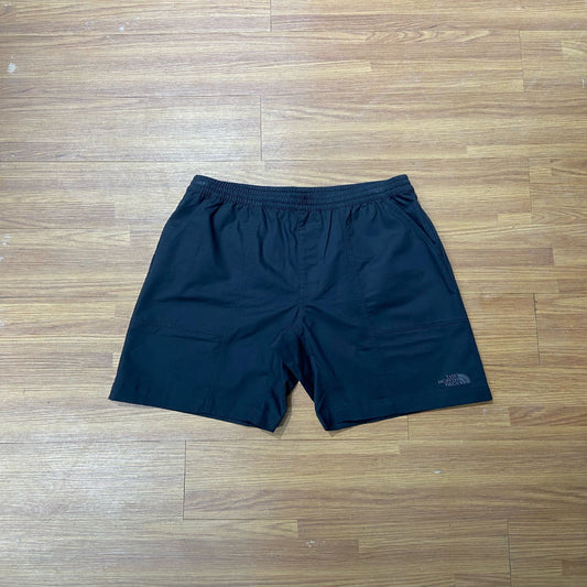 The North Face TNF Pull On Shorts Black NF0A4U9JJK3 正面實拍