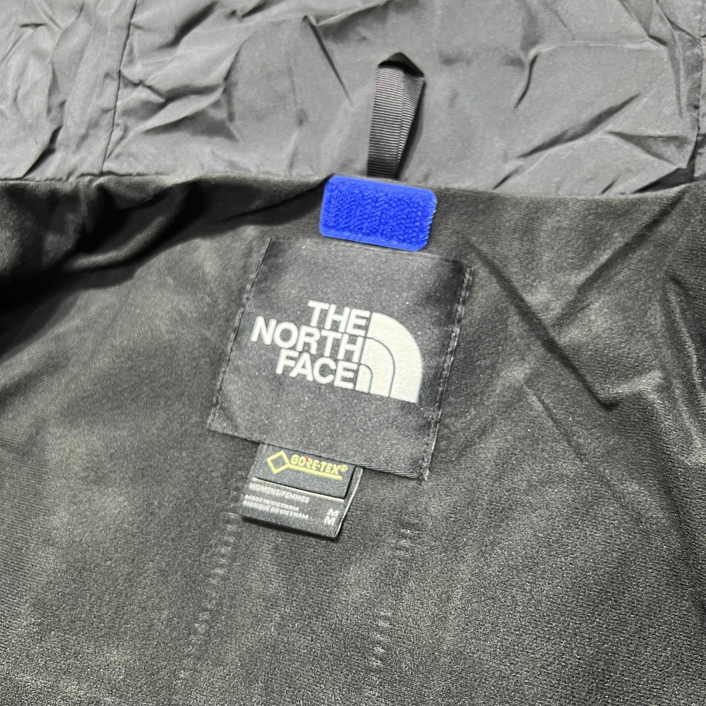 The North Face 1990 Mountain Jacket GTX 阿茲特克藍防水實拍細節