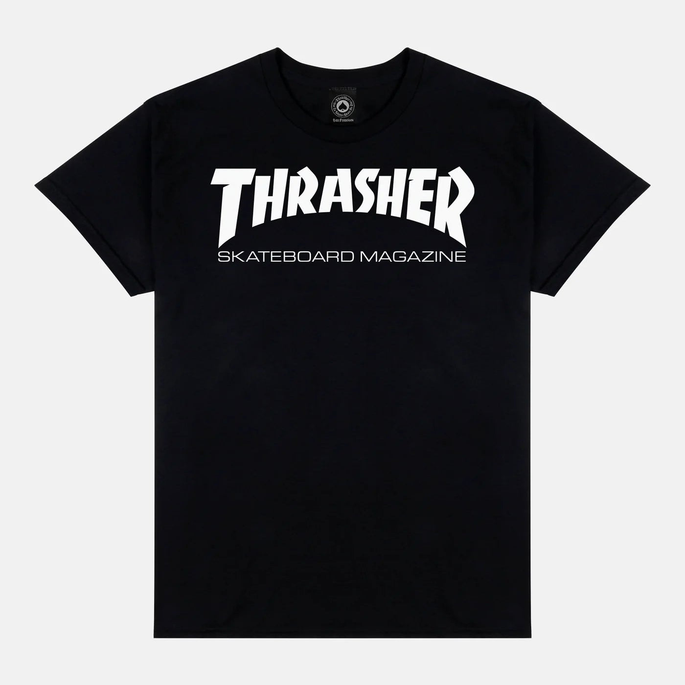 Thrasher Skate Mag Logo Tee Black Skateboard Magazine