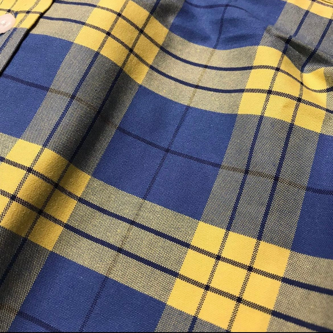UBDD 棋盤格長袖襯衫實拍