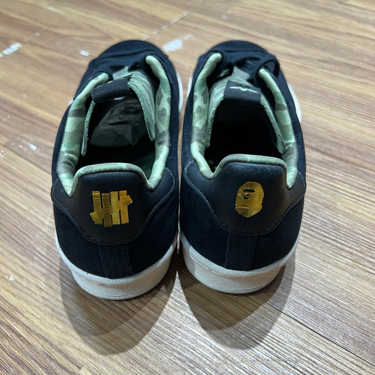 UNDFTD x BAPE x Adidas Campus 80s Black Q34750 實拍